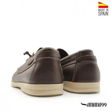 Calzado náutico hombre marrón