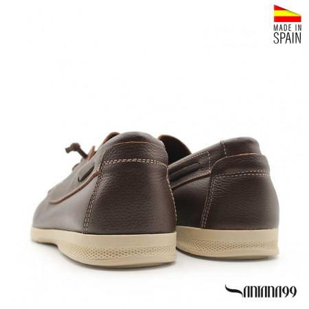 Calzado náutico hombre marrón