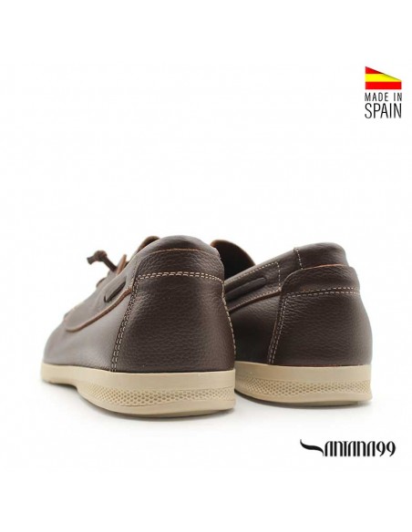Calzado náutico hombre marrón