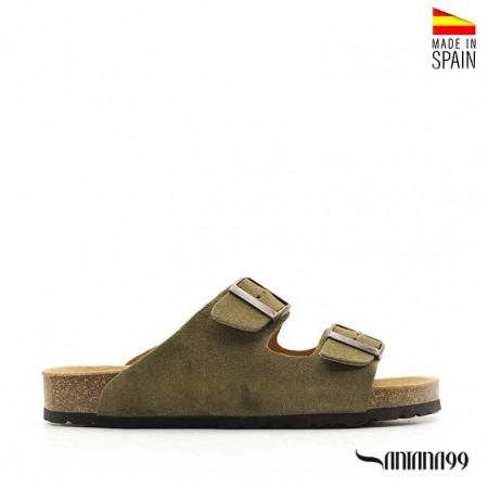Chanclas corcho hombre piel