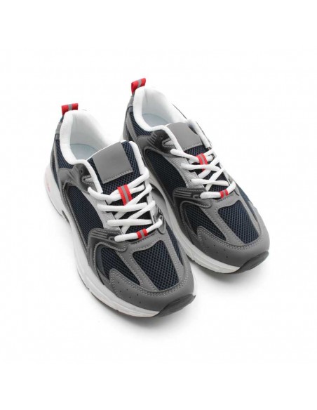 Zapatillas transpirables grises hombre