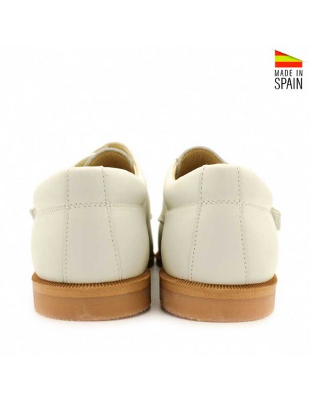 zapatos niño beige vestir