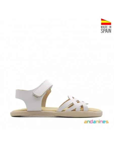 Sandalias blancas infantiles