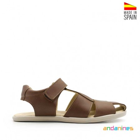 Sandalias niño Andanines marrones