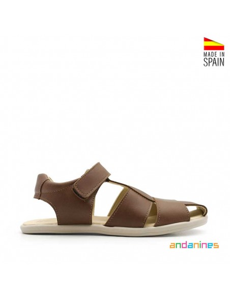 Sandalias niño Andanines marrones