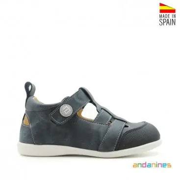 Sandalia azul marino niño