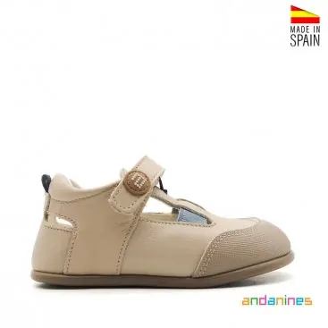 Sandalia taupe niño verano