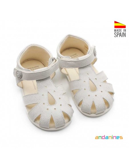 Sandalias con purpurina para niñas