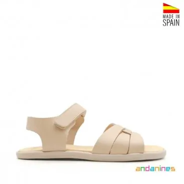 Sandalias respetuosas beige