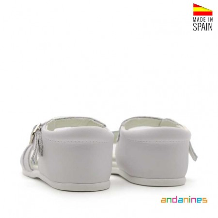 sandalias piel talon cerrado