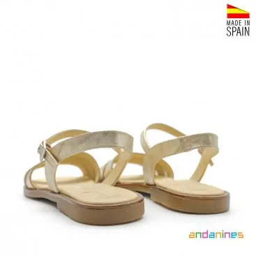 sandalias piel niña