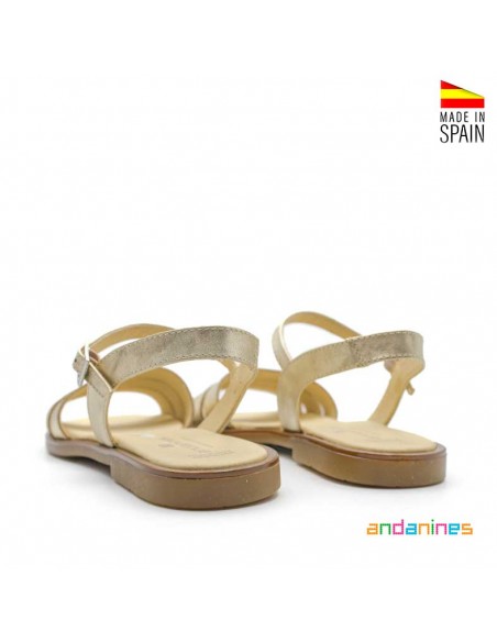 sandalias piel niña