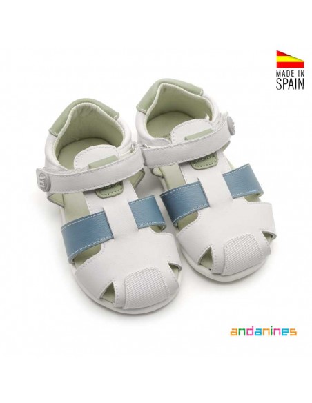 sandalias piel respetuosas niño