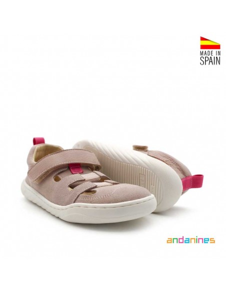 sandalia piel barefoot