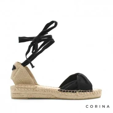sandalia negra corina