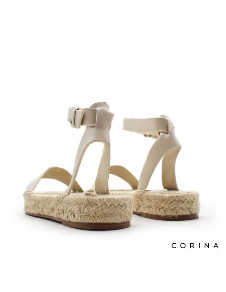 sandalias con suela de esparto​