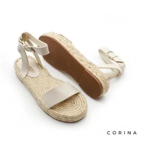 sandalias suela esparto mujer​