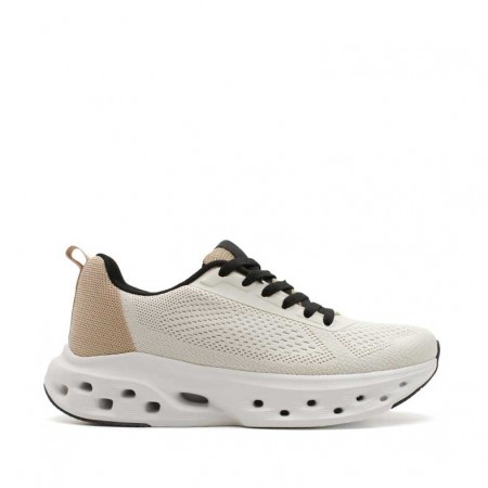 deportivas beige para hombre