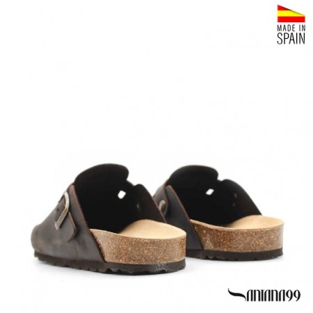 zuecos de piel para hombre​