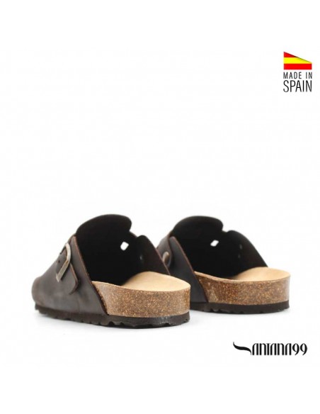 zuecos de piel para hombre​