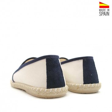 alpargatas blancas para hombre​