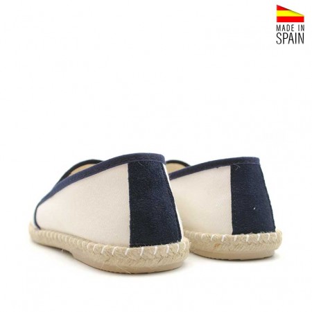 alpargatas blancas para hombre​