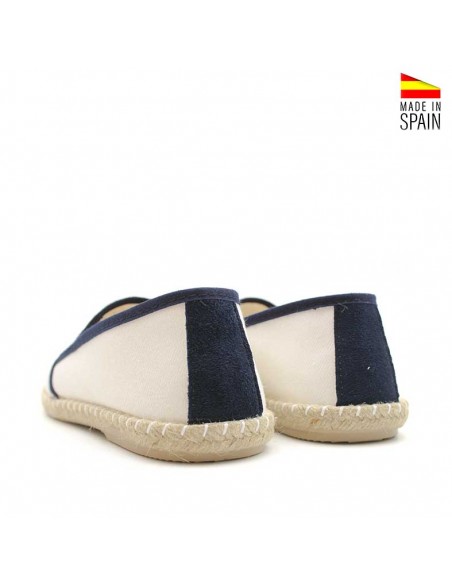 alpargatas blancas para hombre​