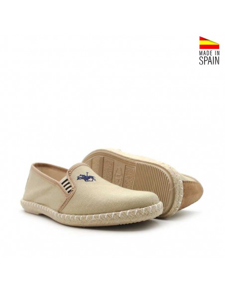 zapatillas suela de esparto hombre​