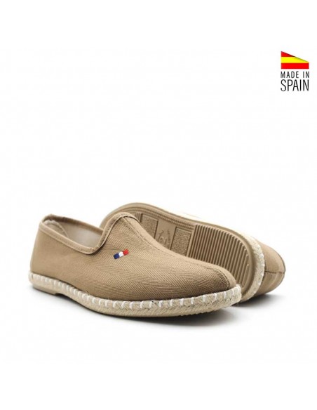 alpargata camel hombre