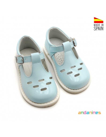 Pepitos azul celeste niño