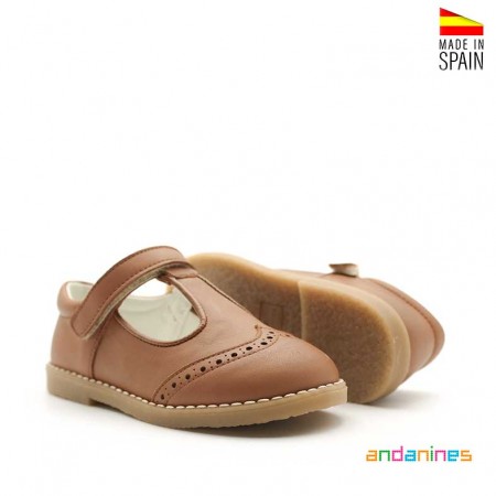 zapatos niño camel