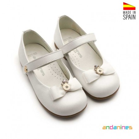 Merceditas piel con adorno