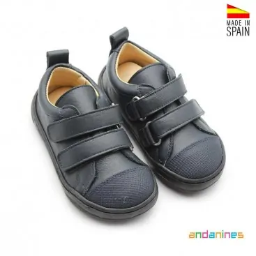 zapatillas marino piel