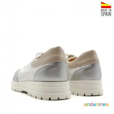 Sneakers Glitter Piel