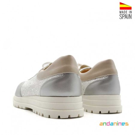 Sneakers Glitter Piel