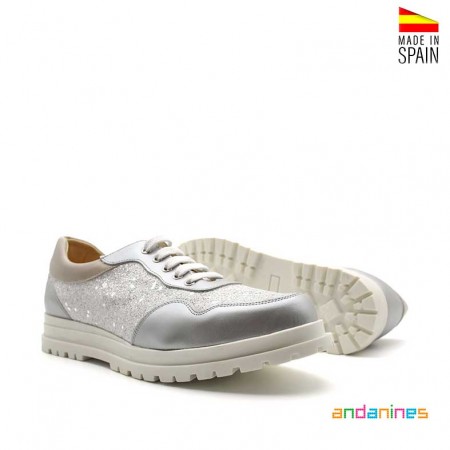 Bambas Niña Plateadas