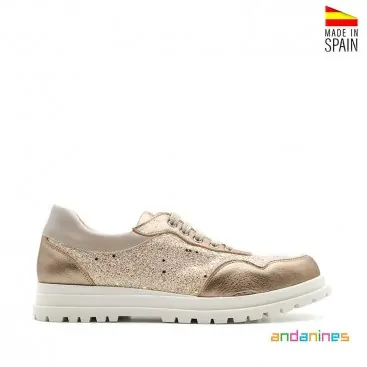 Bambas en color dorado