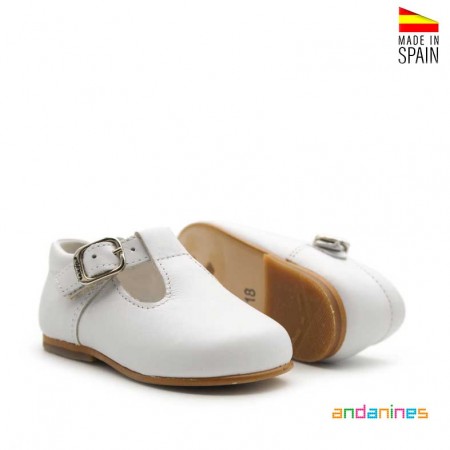 Zapatos Piel Hebilla Niño