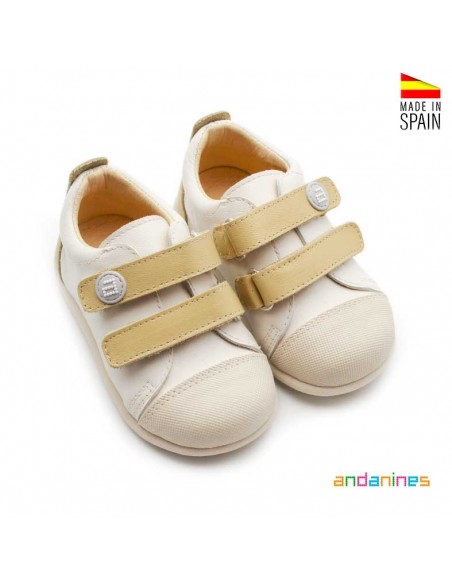 Zapatillas Barefoot Beige Niño