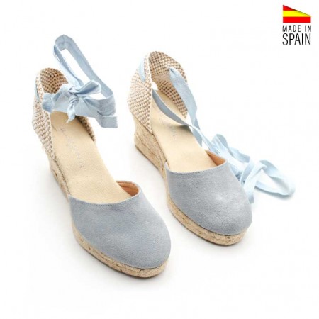 alpargata azul celeste