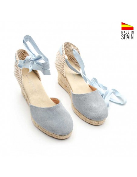 alpargata azul celeste