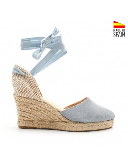 Cuñas Alpargatas Celestes