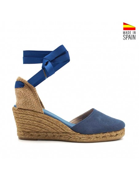 Cuñas Alpargatas Azulón