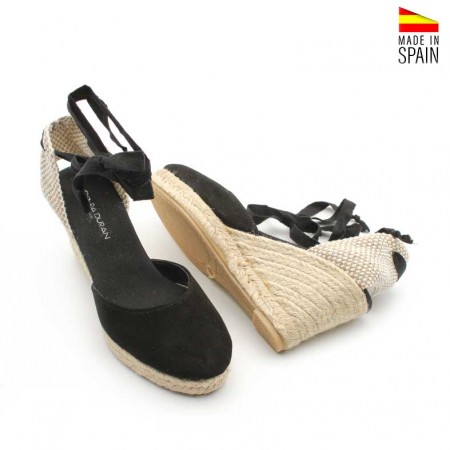 alpargantas piel negras
