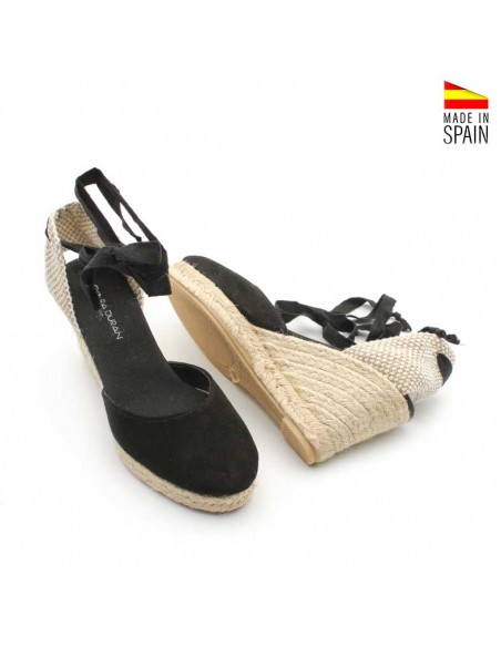 alpargantas piel negras