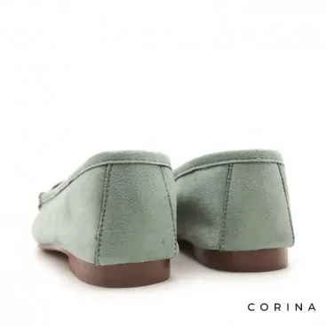 mocasin verde mujer​