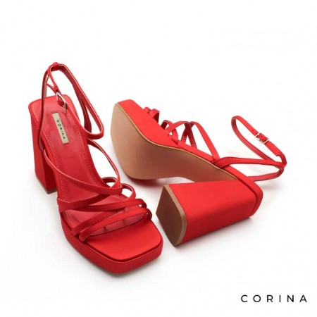 sandalias fiesta rojas