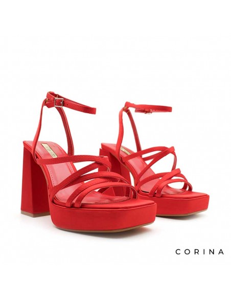 sandalias festival rojas