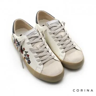 Zapatillas bordadas mujer