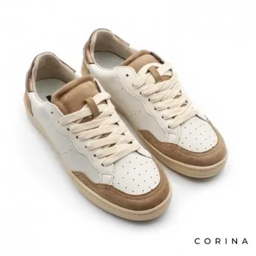 Zapatillas retro color camel